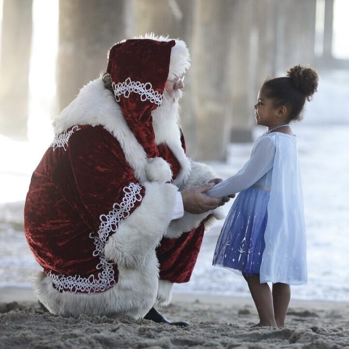 georgina kids and santa1